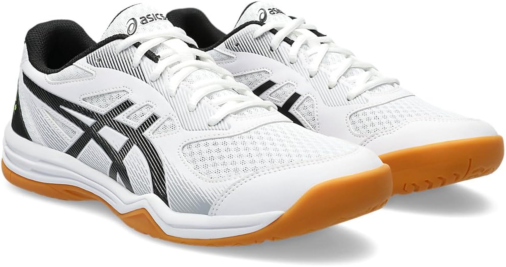 Asics Men Upcourt 5 White / Safety Yellow